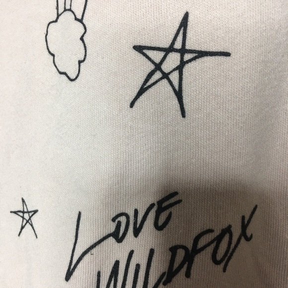 Wildfox light Pink Doodles Print Sweatshirt - Picture 7 of 7